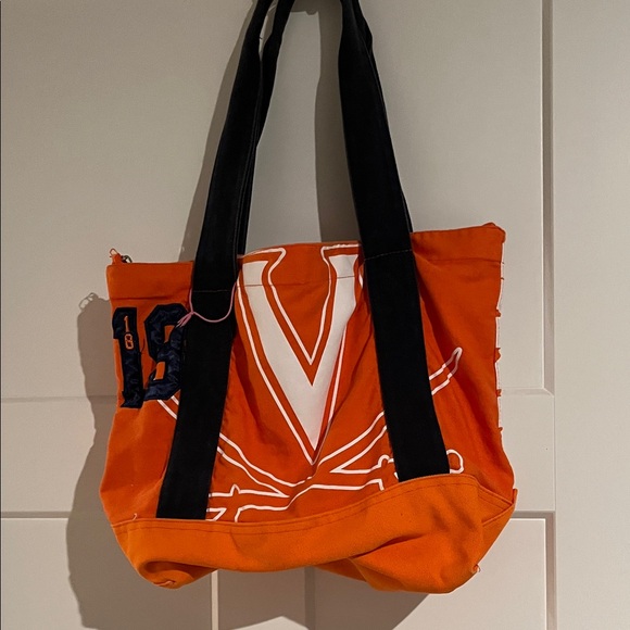 Victoria Secret x University of Virginia Canvas Tote GUC - Picture 1 of 5